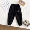 Boys' Stylish Jogger Overalls - Medium & Large Spring/Autumn 2026 Long Pants for Kids