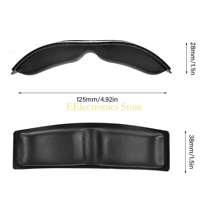 B03C NonSlip Grip Headband Cushion Pad For HD620S Headphones Headbeam Pad Optimal Weight Distribution Easy Installation