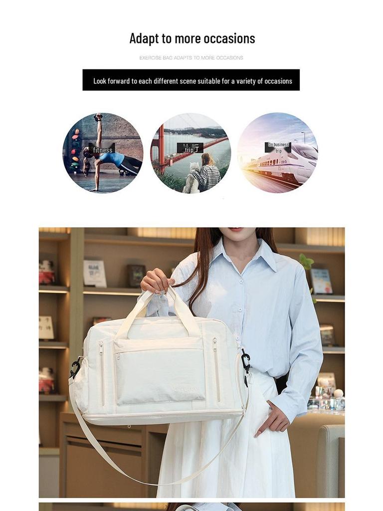 Versatile Large-Capacity Travel Bag: Ideal for Students, Business Trips, Sports, Fitness, or Maternity Needs