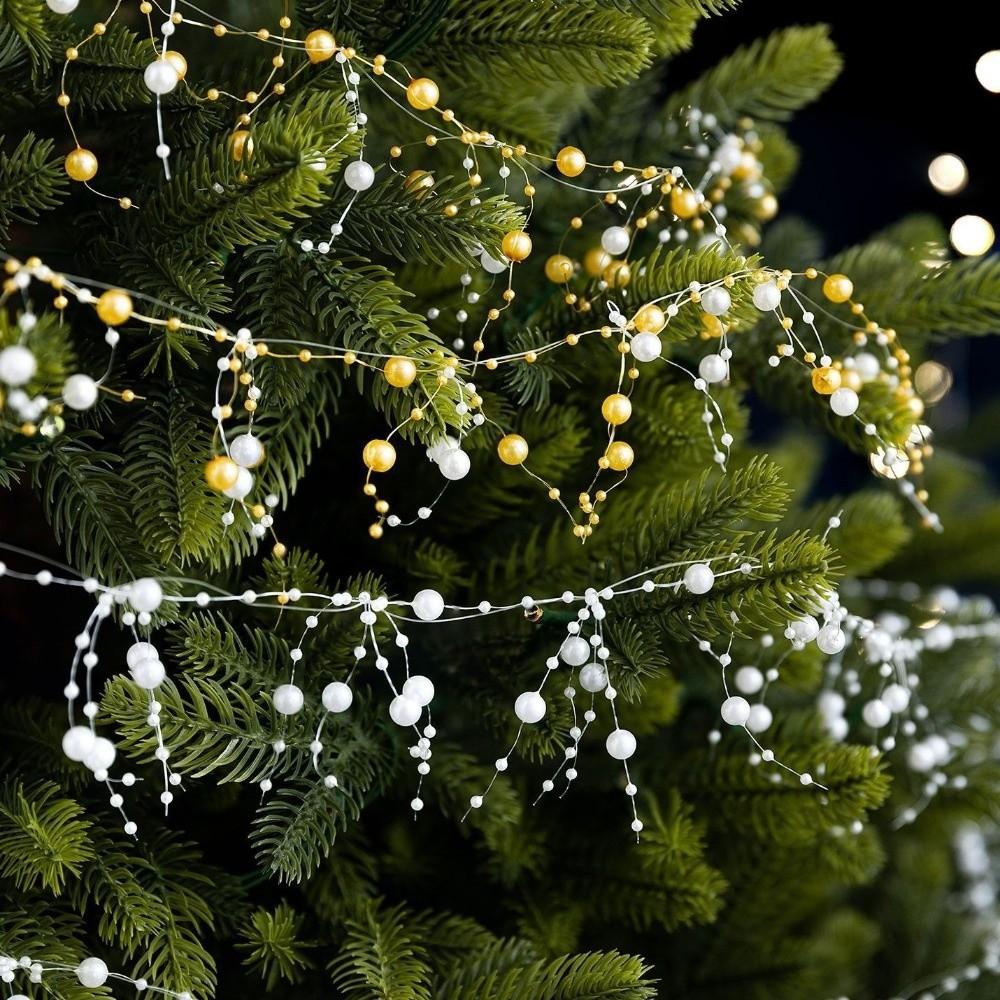 New 2 M Christmas Tree Chain Decoration Multifunctional Material Garland Chain Crystal Bead Chain DIY Christmas Tree Pendant