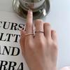 Elegant Bamboo Couple Rings: Women's Trendy, Stylish, and High-End Fashion for Index or Pinky Finger.