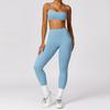 JYL Quick Dry Naked Long Sleeve Yoga Set Winter Outdoor Outfit