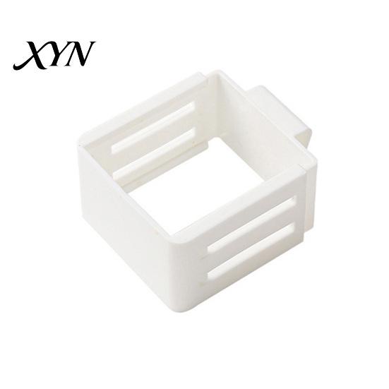 Fridge Side Door Shelf Refrigerator Organizer, Partitioned Storage Hanging Basket, with Snap-On Adjustable Kitchen Basket Telescopic Design, Rack for