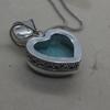 Heart Shape Amazonite Gemstone 925 Sterling Silver Pendant Jewelry, Love Gift Wedding Pendant Jewelry