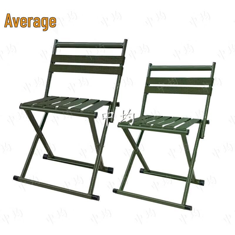 Portable Outdoor Folding Fishing Chair with Backrest