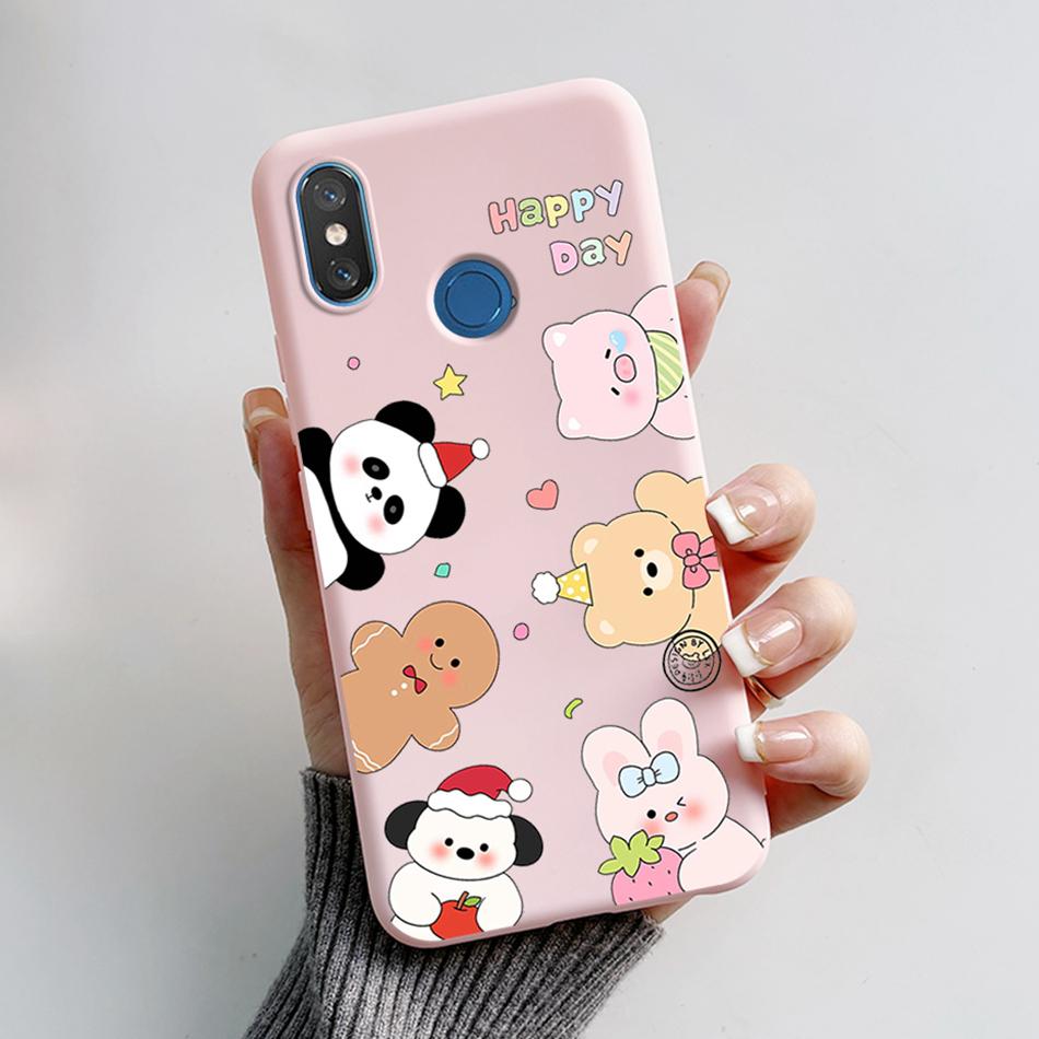For Xiaomi Mi 8 6.21" Case Cute Bear Cartoon Cat Soft Silicone Shockproof Cover For Xiaomi Mi8 M1803E1A Bumper Phone Case Fundas