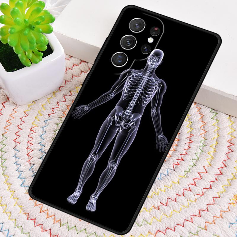 X-Ray Human Anatomy soft TPU Phone Case For Samsung Galaxy note 10 pro S26 S25 S24 S23 S22 Ultra Plus S21 FE S20 Cover
