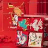 Year of the Horse Red Socks Gift Box: Zodiac-Themed Cartoon Cotton Mid-Calf Socks for New Year Celebrations
