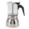 Glass Moka Pot Stainless Steel Heat Resistant Portable Classic Italian Coffee Maker for Home and Cafe 300ML