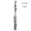 Compound Deburring Drill and Tap Bit Set High Speed Steel Quick Replacement Step Processing Rustproof Suitable for Aluminum