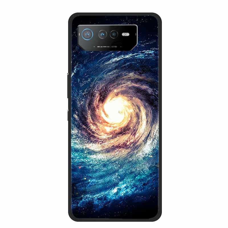Phone Case For Asus ROG Phone 6D Ultimate Back Cover Case Black TPU Silicone Soft Coque For Asus ROG Phone 6 Pro Case Phone6 Pro
