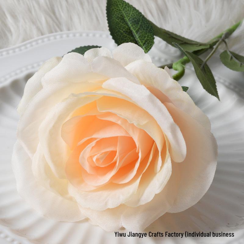 Large Flannel Rose Silk Bouquet for Wedding and Valentine's Day Home Decor