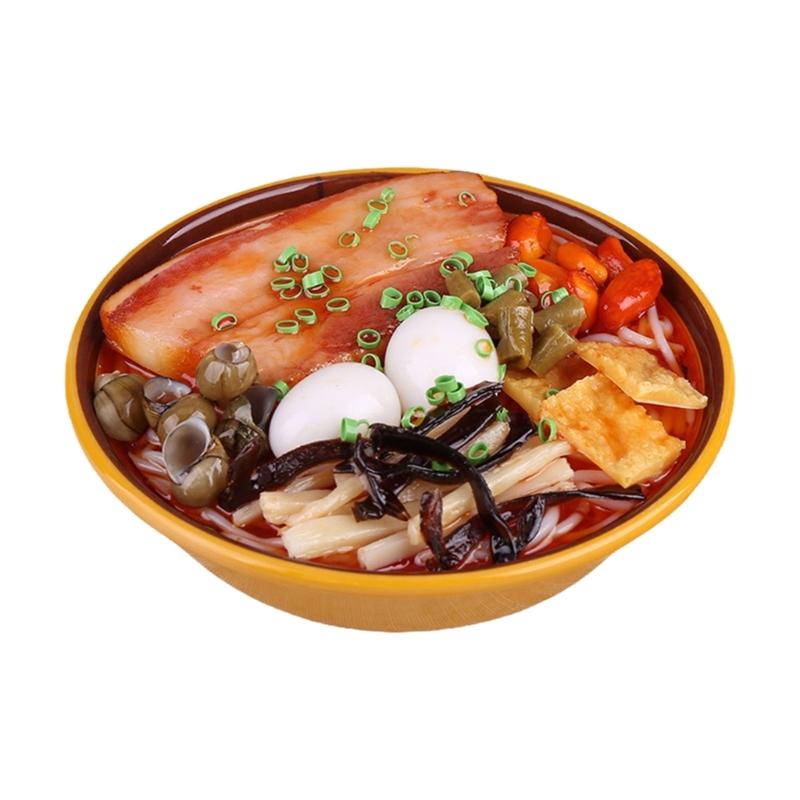 Realistic Noodles Rice Bowl Molds Artificial Realistic Noodles Model Perfect For Puzzle Decors And Art Projects