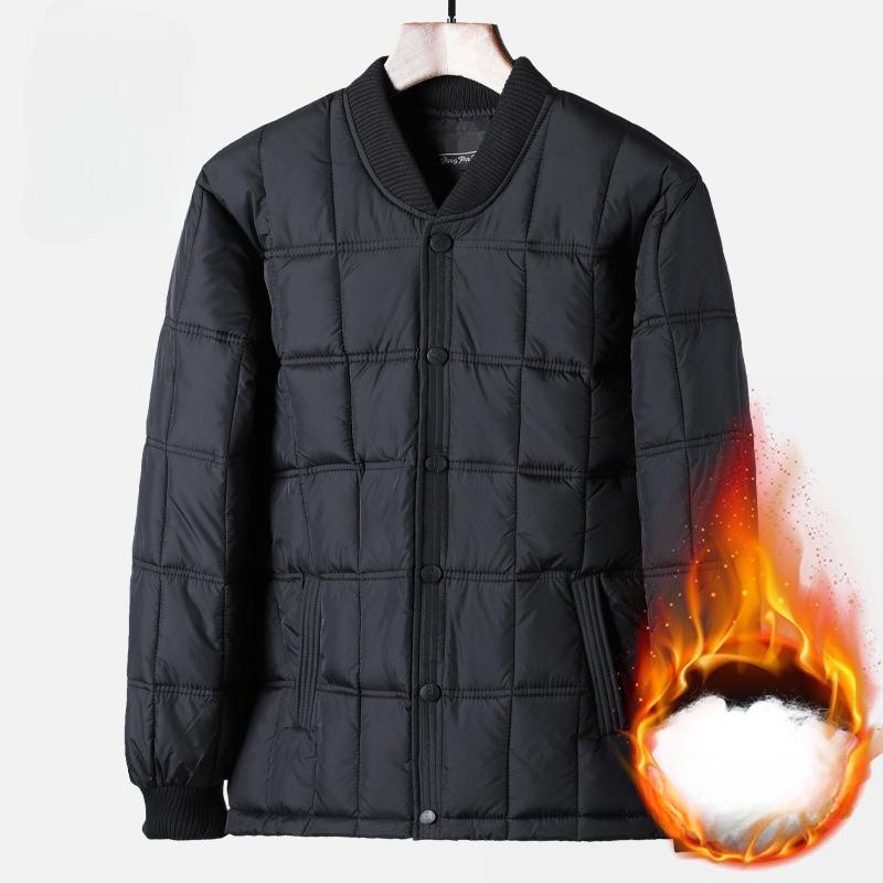 Men's Cotton Jacket, Down Cotton, Thick Outer Jacket, Inner Lining Cotton Jacket, Winter Clothing for Wearing, Winter Warmth Design, Minimalist Design