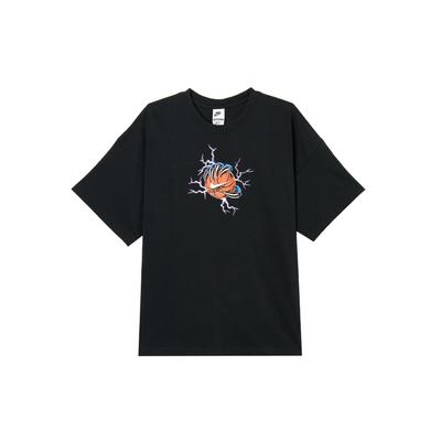 Klassisches Bequemes Weiches Vielseitiges T-Shirt mit Logo-Print Kurzarm Herren Tops IH9269-010