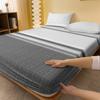 Simple 1 Modern Geometry Printed Matte Fitted Sheet, Bedroom Printed Bed Cover, Bedding Excluding Pillowcases