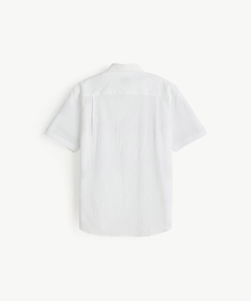 STCO [Japan Matusmi] Seersucker Short Sleeve Shirt_White (Classic Fit)_Sdsxb91Csw
