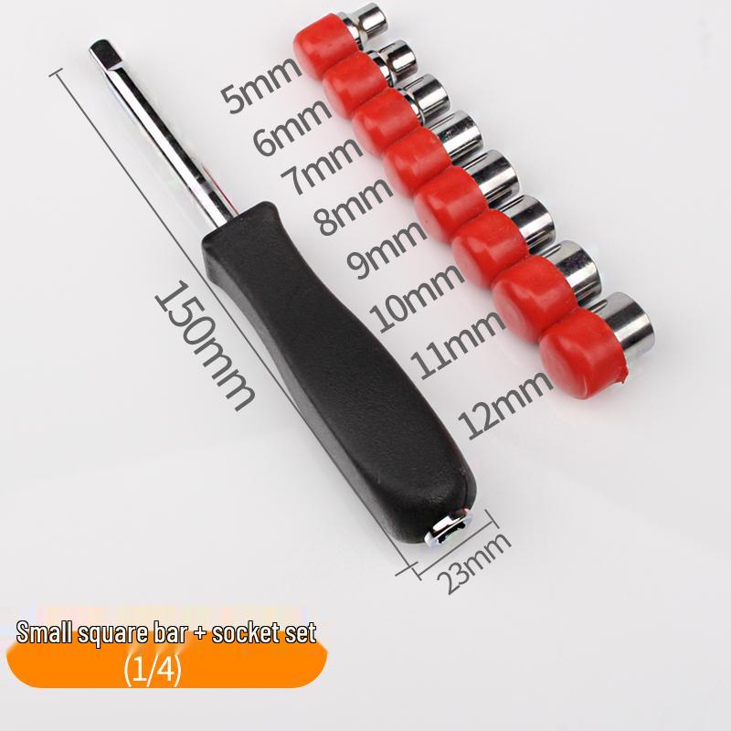 Household Hardware Repair Tool Set: Free Shipping Hex Socket Wrench & Deepened Screwdriver