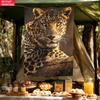Leopard Wall Tapestry Animal Print Home Decor Living Room Art Wall Hanging Wild Animal Artwork Nature Photography Interiordesign