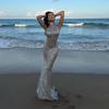 Shiny Sequin Backless Maxi Dress Women Sexy Halter Backless Lace Up Hip Package Mermaid Dresses 2025 Summer Beach Vacation Robes