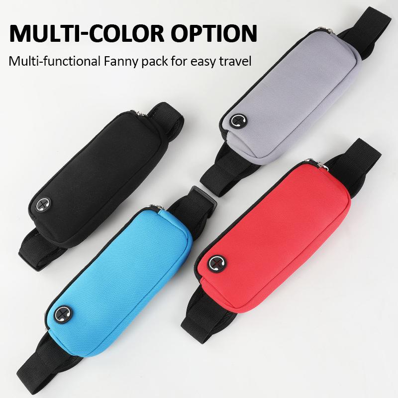 Running Waist Bag for Phone Lightweight Waterproof Adjustable Cycling Belt Pouch Reflective Strip Invisible Sports Fanny Pack