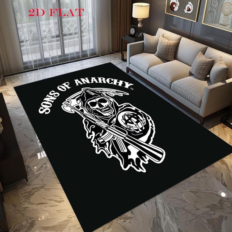 Vintage Biker Wall Tapestry Carpet Suitable For All Seasons Living Room And Bedroom Mats Doormat Dormitory Decoration Bathroom Mat