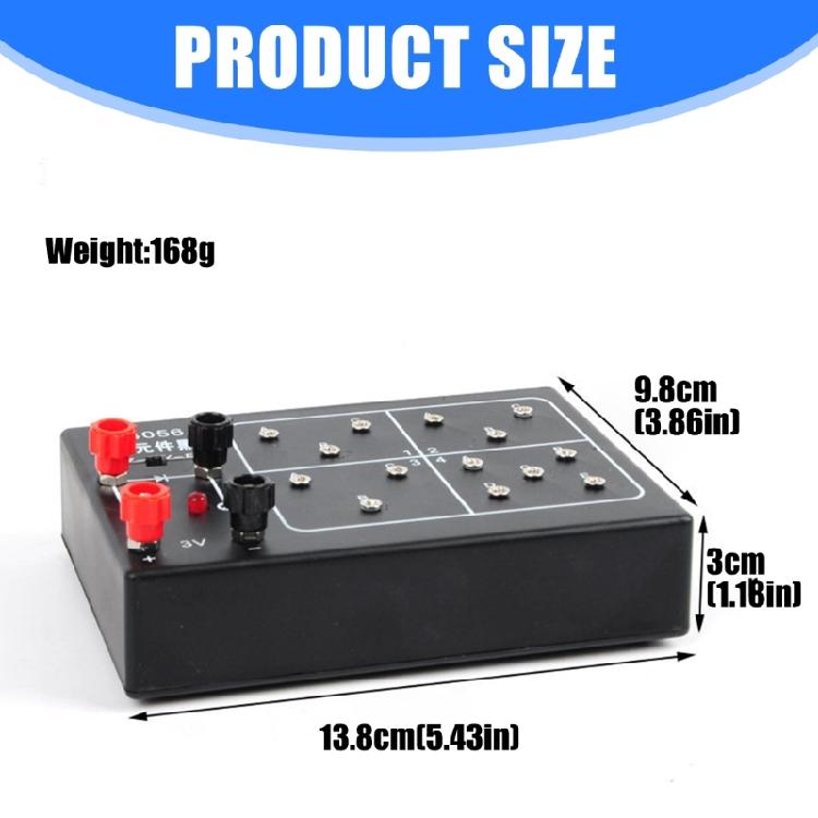 Interactive Physics Experiment Model Teaching Aid Circuit Box With Electrical Components For Circuit Analysis Practice