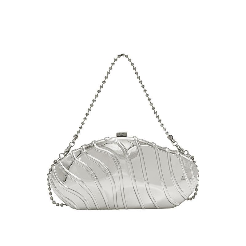 Acrylic box bag women's bag 2025 new European and American fashion design personality versatile chain crossbody dinner bag tide