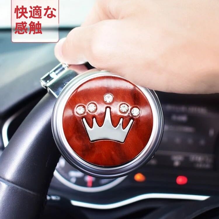 Gtzbciv Steering Wheel Spinner Steering Wheel Knob Steering Wheel Aid Car Accessories Truck 1pcs (Silver)