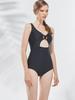 Bohemianbeullu Cutout Ring Front One-Piece Swimsuit Bk