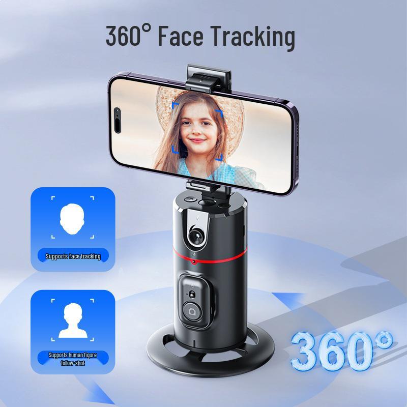 AI Auto Tracking 360° Face Recognition Stand for Mobile Phones & Live Broadcasts