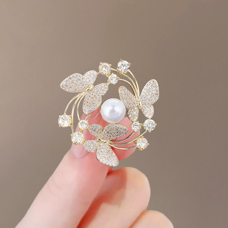 Elegant Wheat Ear Alloy Brooch: High-Grade Pin for Coats and Suits