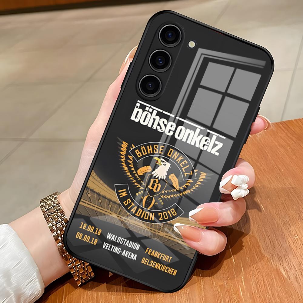 

B-Bohse O-Onkelz Band Phone Case For Samsung S26 S25 Edge Ultra S23 S22 S21 S20 Ultra Plus S24 Fe A54 A53 A25 Glass Cover Samsung A56