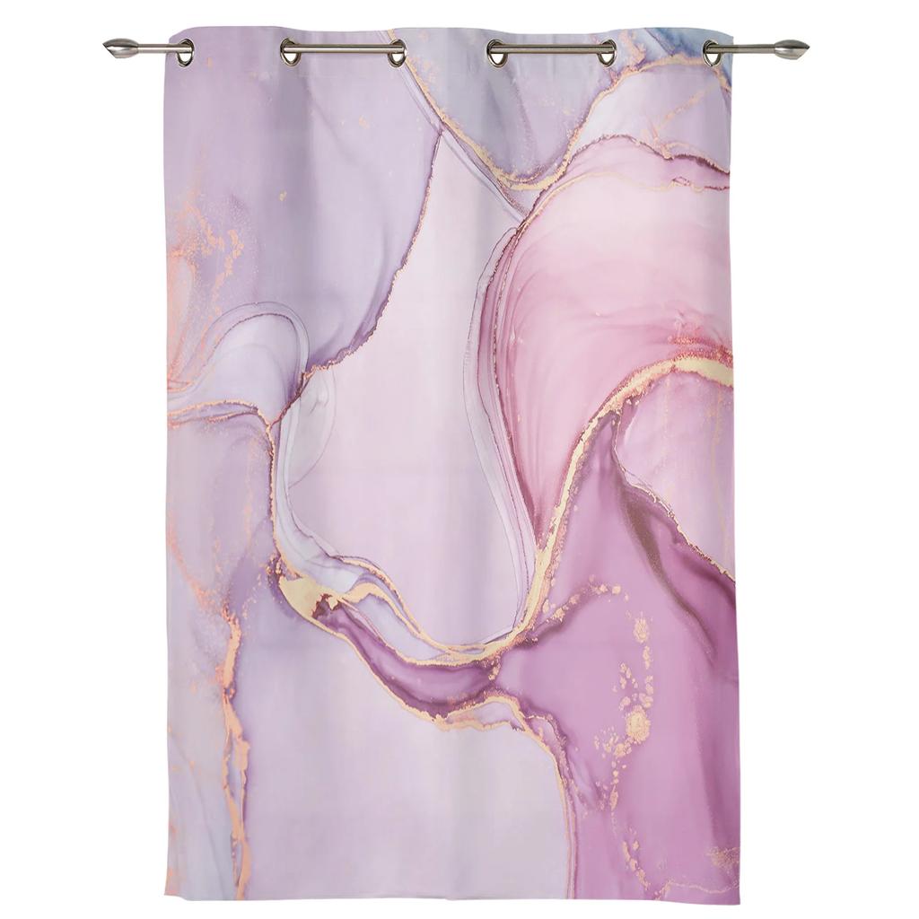 Marmor Farbverlauf Rosa Vorhänge für Schlafzimmer Wohnzimmer Drapierungen Küche Kinderzimmer Fenster Vorhang Moderne Heimdekoration