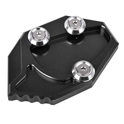 YUANYE Motorcycle Side Stand Plate, Kawasaki Kickstand Plate, Universal, Suitable for 2006-2015 Kawasaki ZX14R /ZX14/ZX1400/ZZR1400/GTR1400 (Black)