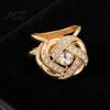 Smooth Sliding Scarf Ring Twist Knot Ring, Rhinestone Holder Decorative Knotted Slide for Women Neckerchiefs Shirts Shawls Buckle