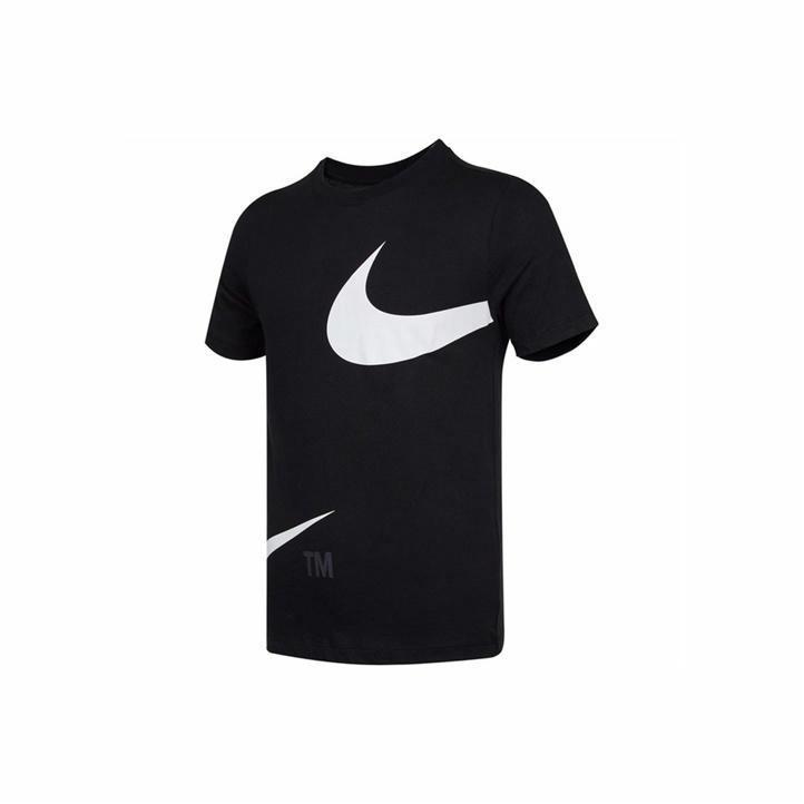 Nike Color-Blocked Double Swoosh Logo Crew Neck Short Sleeve T-Shirt for Men S