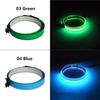 1M Flexible EL Light Tape Led Glow EL Wire Rope Waterproof Cable Battery Powered