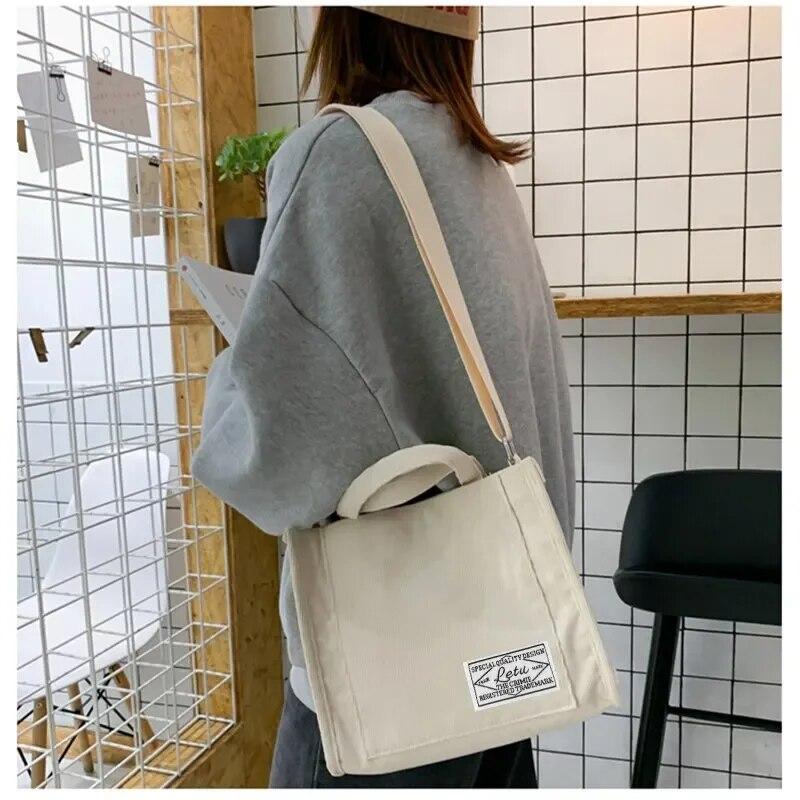Shoulder Bag For Women New Style Simple Corduroy Portable Large Capacity Bag Ins Fashion Trend Small Square Handbag