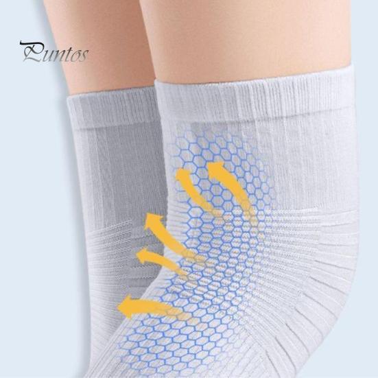 1 par Sportsknekompresjonshylse Sklisikker pustende strekk Menn Kvinner Fitness Løping Sykling Leddbeskytter Knebeskytter Bøyle Knestøttebeskytter