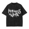 Tricou Spălat Mișcare In Alb Tricouri Noutate Harajuku Trupa Heavy Metal Streetwear 100% Bumbac Tricouri de Vară pentru Bărbați Femei
