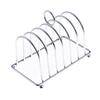 Edelstahl Toast Brot Rack Restaurant Hause Brot Halter 6 Scheiben Lebensmittel Display-Tool Für Restaurant Küche Zubehör