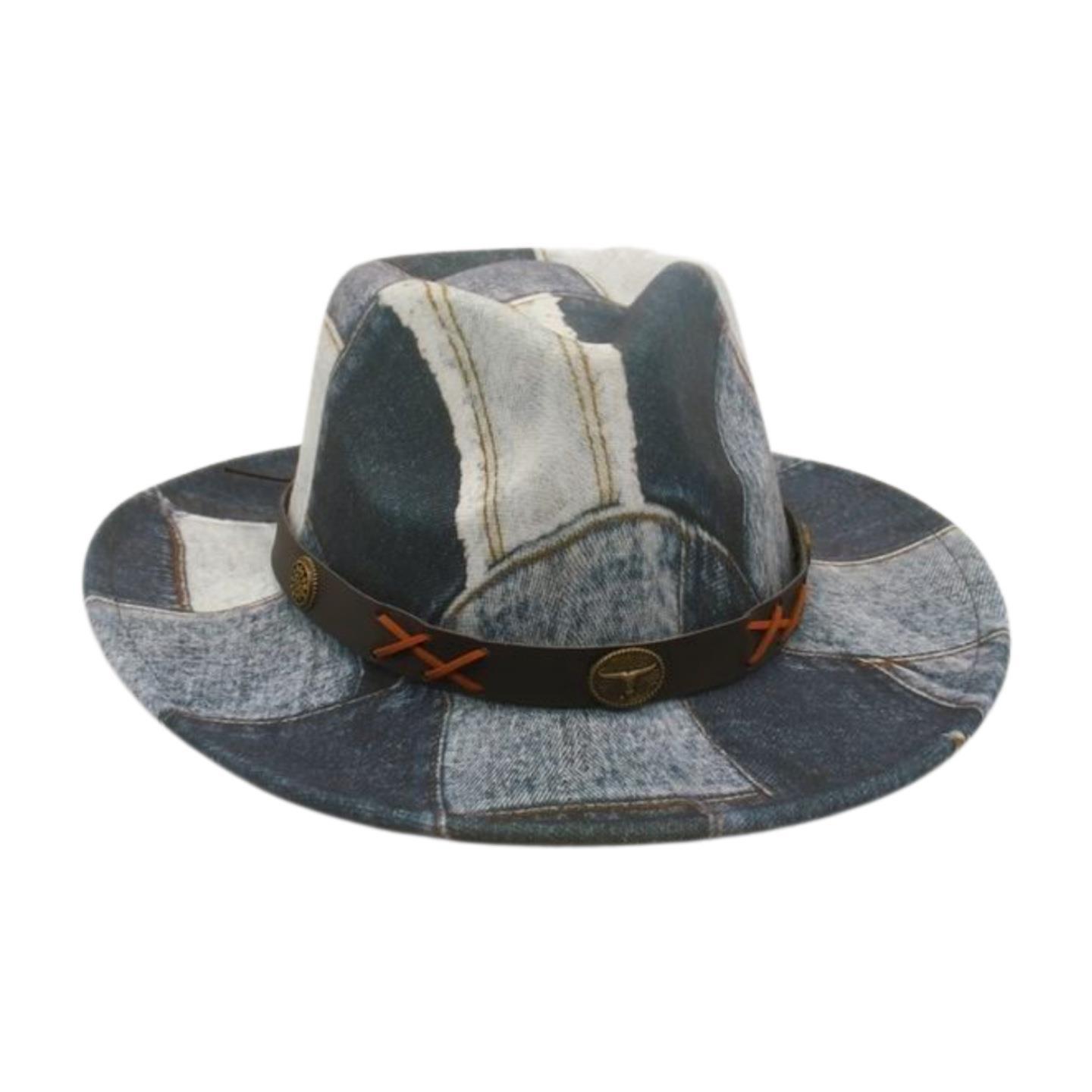 

Stage Catwalk Concave Stage Hat British Style Color Matching Jazz Hat Peach Heart Retro Western Cowboy Top Hat [heart-shaped top] one size fits all
