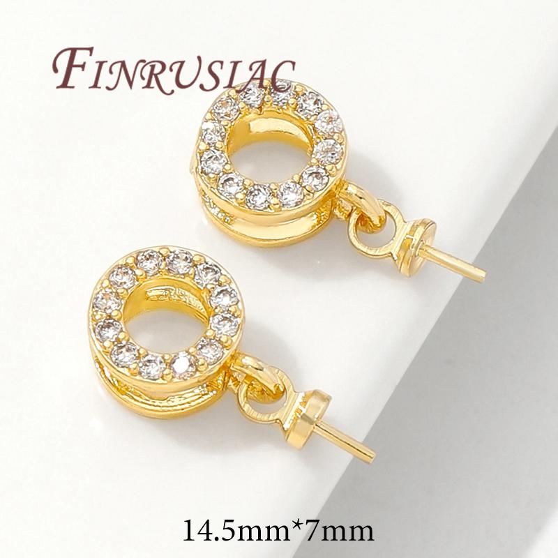 Jewelry Bails 14K Gold Plated Necklace Bails,Pendants Bail,DIY Jewelry Accessories,Necklace Findings 2 pcs