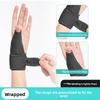 Tennis Wrap Pressurized Strap Wrist Guard Velcro Free Adjustment Finger Cover Fixed Breathable Multi-color Wrist Guard