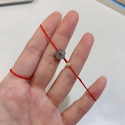 Mode Kreativ Glücklich Reich Blume Handseil Ring Für Frauen Männer Verstellbar Handgemacht Geflochtene Armbänder Schmuck Partner Geschenke