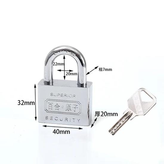 4Pcs Same Key Open All Full Copper Cylinder Padlock Household Waterproof Rust Anti-Theft Anti-Mite Dormitory Door Lock