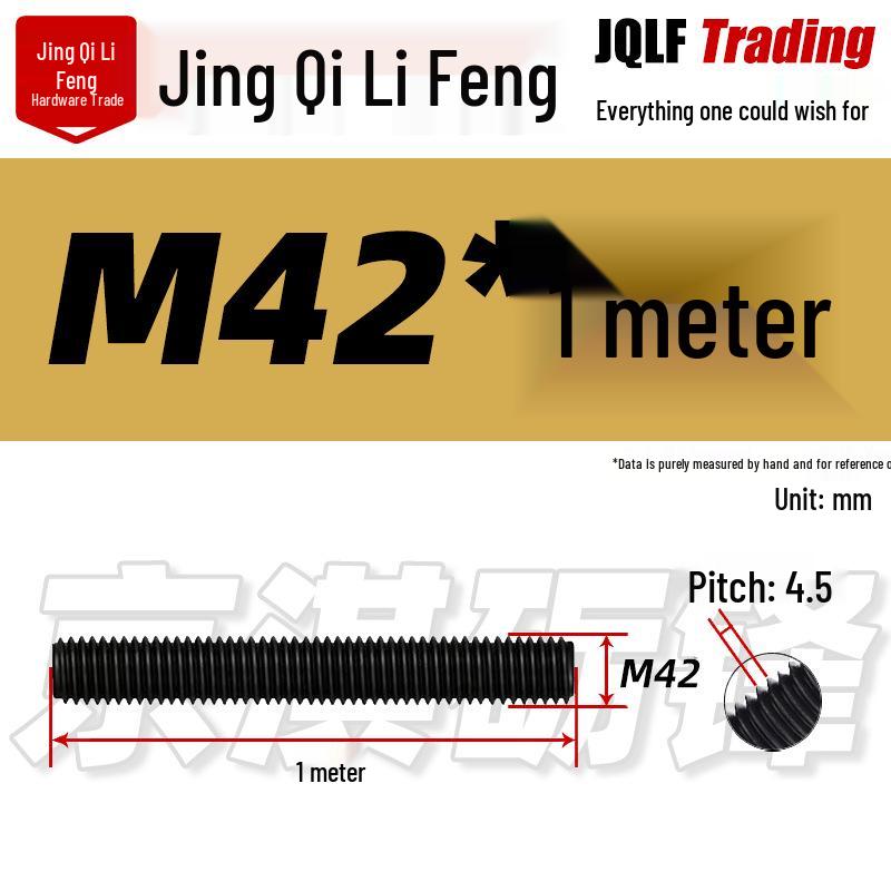 **High-Strength Threaded Rod M6-M48 | Grade 8.8/10.9/12.9 Full Thread Screw Bar**