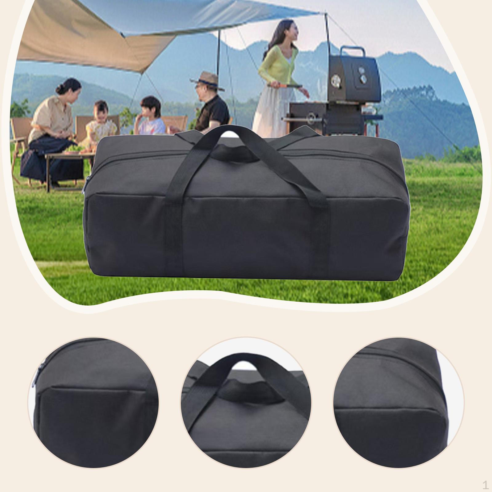 

Сумка для хранения кемпинга Шест для навеса Застежка-молния с ручками Багаж Спортивная дорожная сумка для 45cmx17cmx14cm