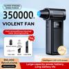 Turbo Jet Fan 350000 RPM Turbofan, Brushless Motor, Powerful Built In Two 21700 Batteries
